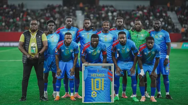teamfoto voor DR Congo