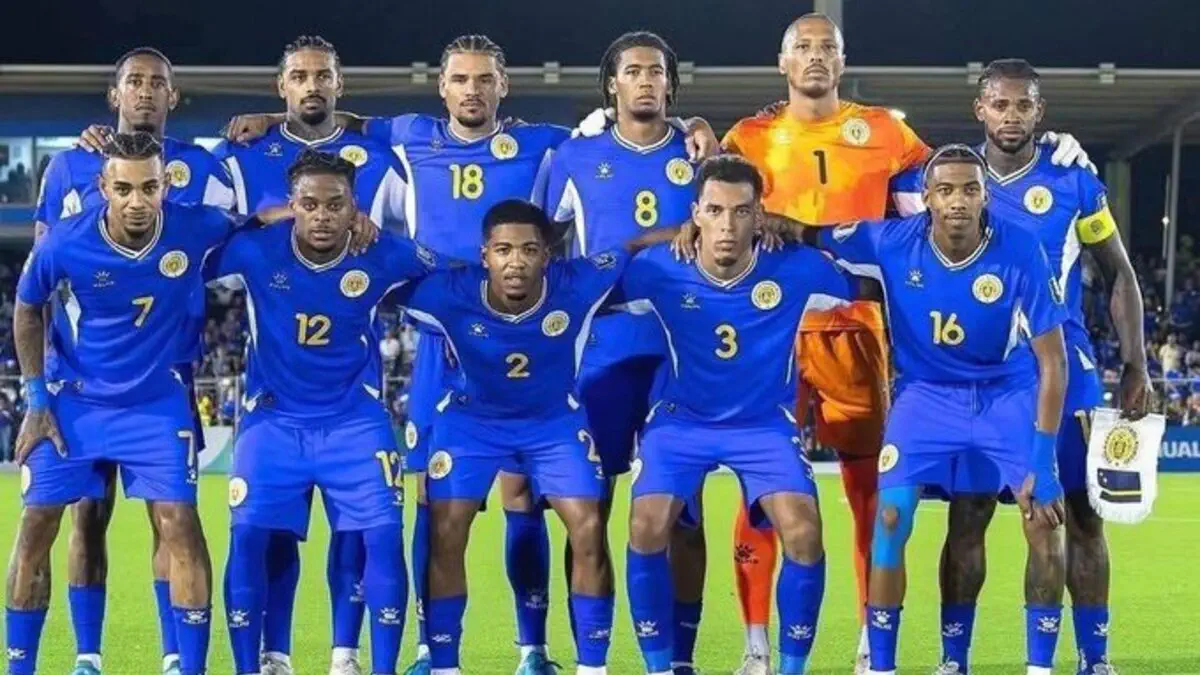 teamfoto voor Curaçao