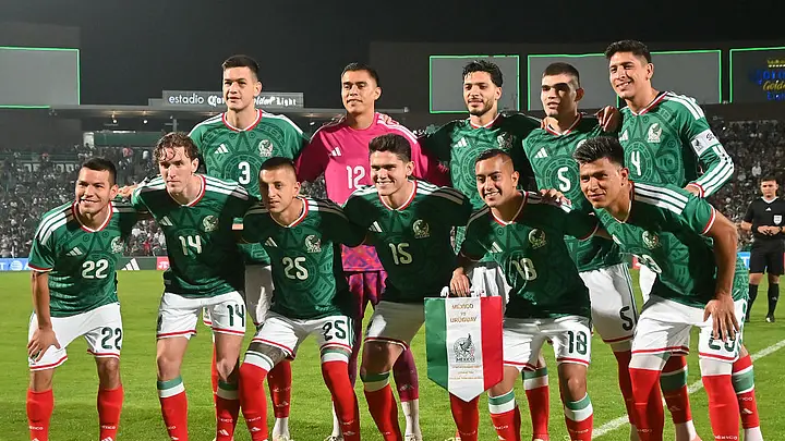 teamfoto voor Mexico