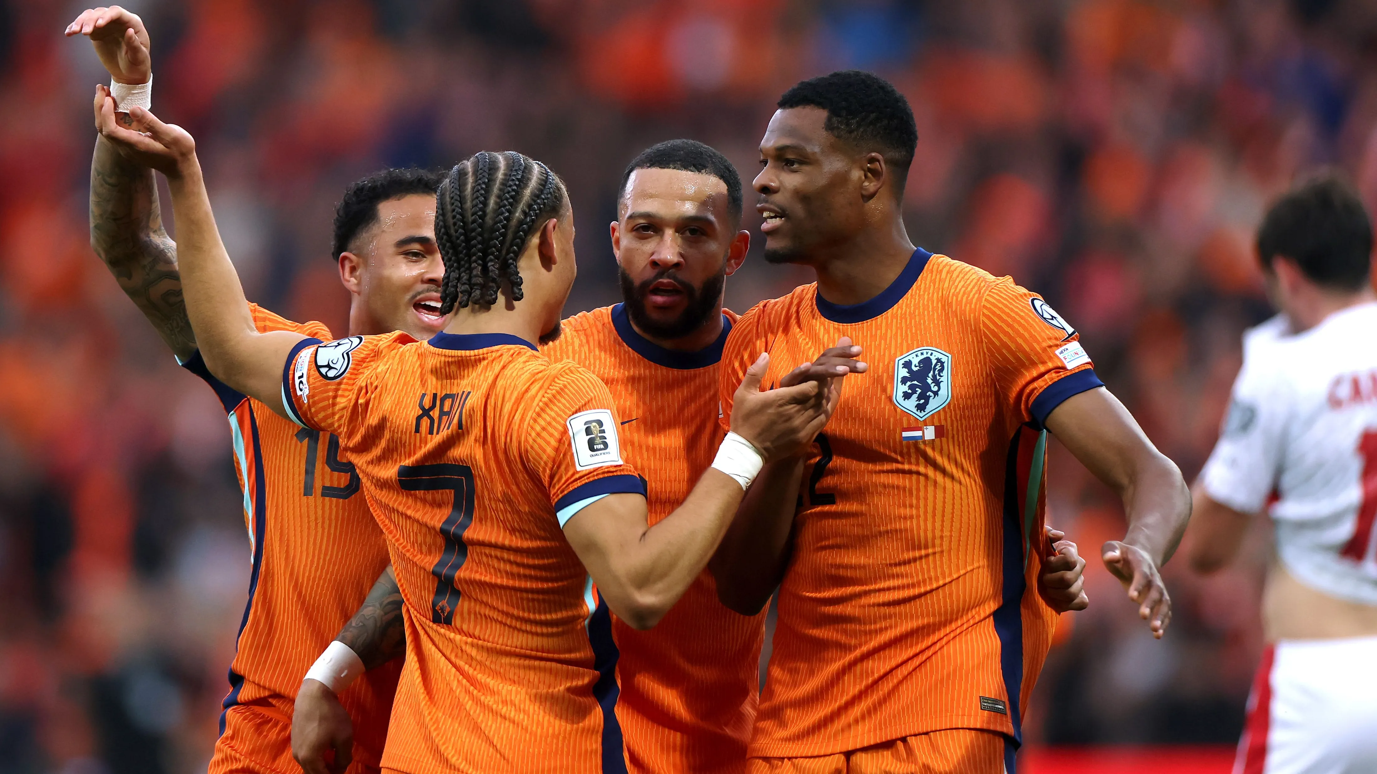 teamfoto voor Nederland