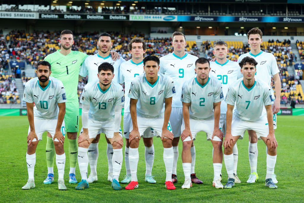 teamfoto voor Nieuw-Zeeland